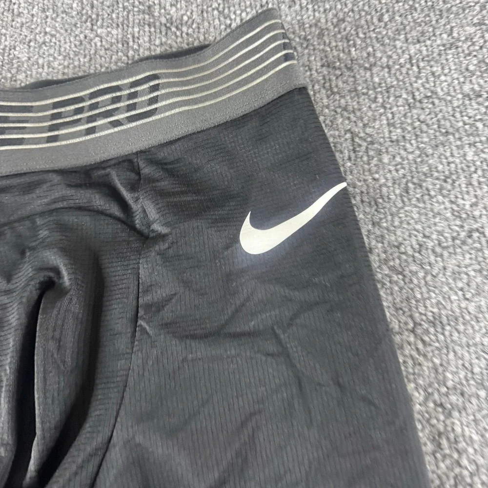 Nike Pro Compression Leggings Mens L Black Dri-FIT Athletic Running Base Layer